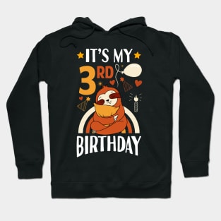 It's My 3rd Birthday Hoodie